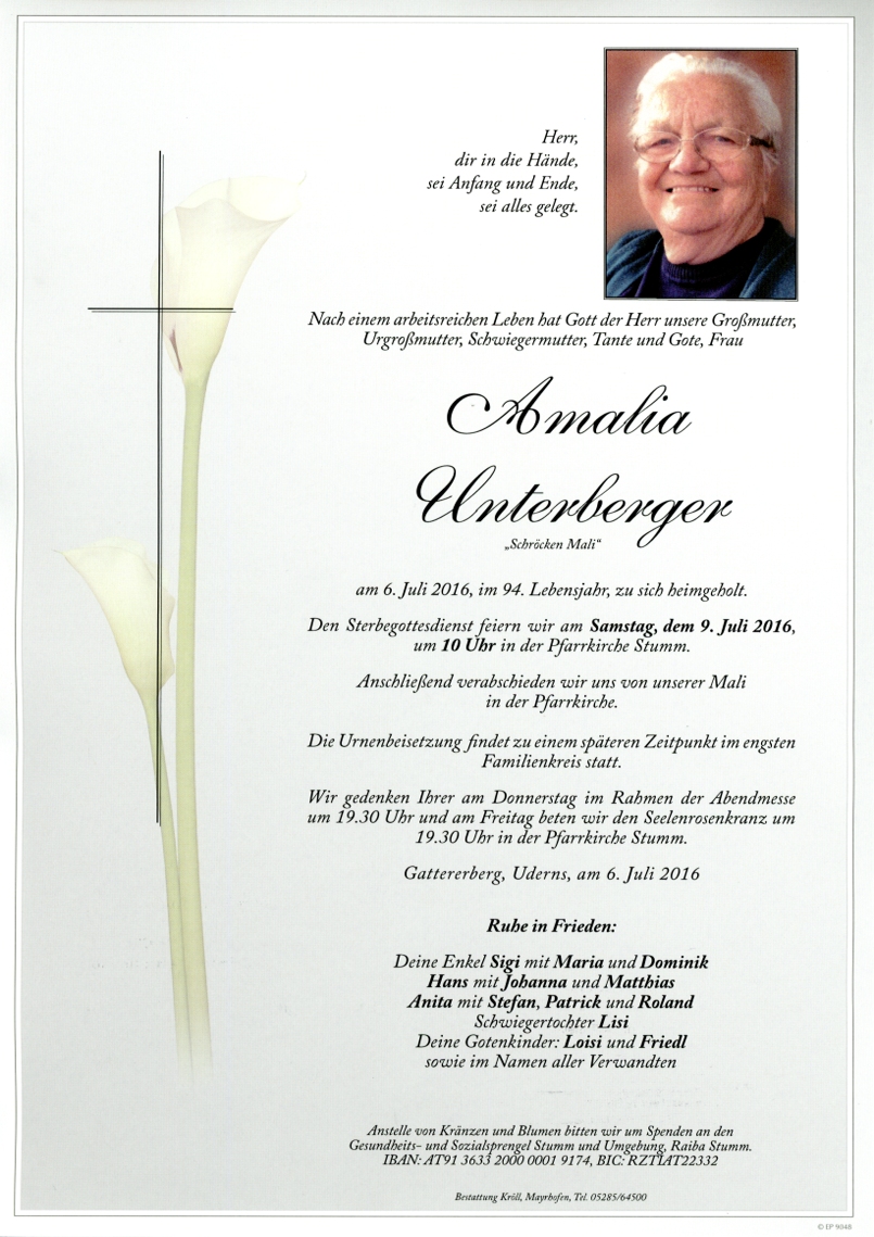 Bild von Amalia Unterberger